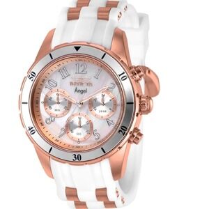 Invicta Angel Women's Watch - 40mm. Rose Gold. White